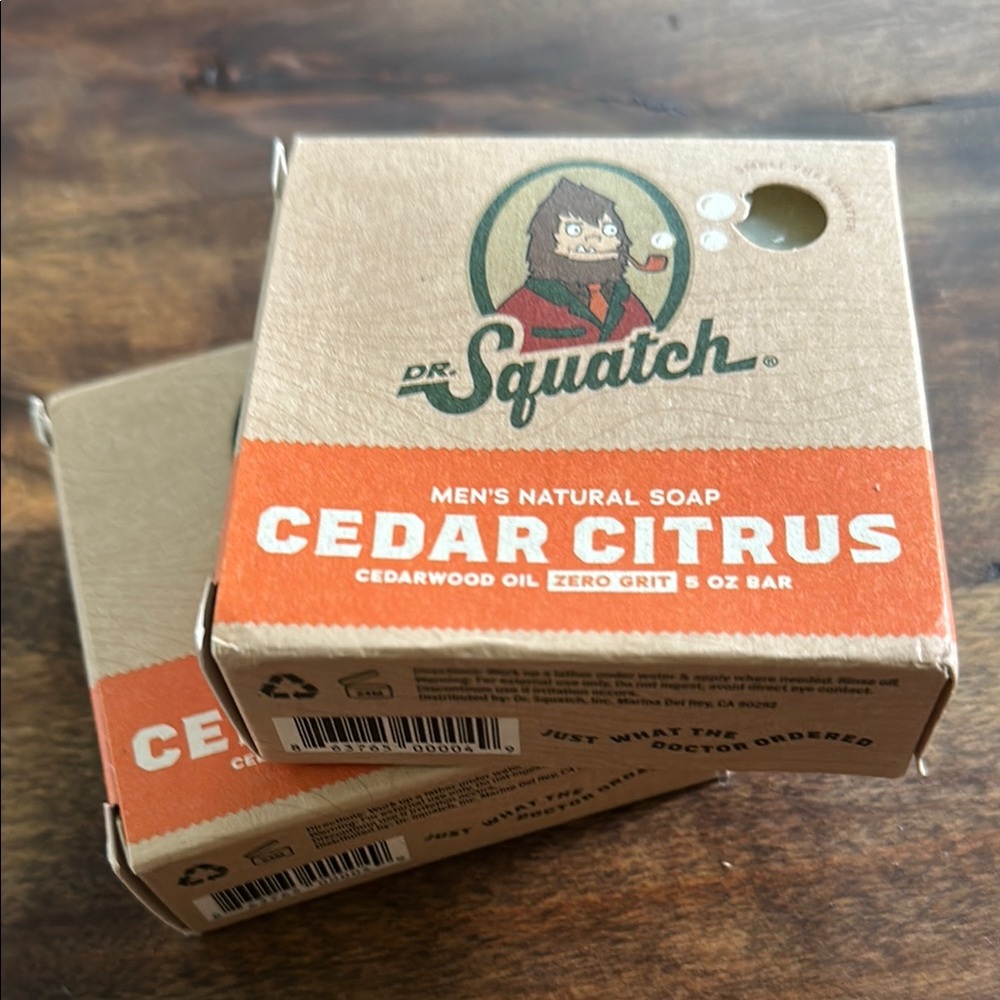 Dr. Squatch 2 Cedar Citrus Natural Soaps